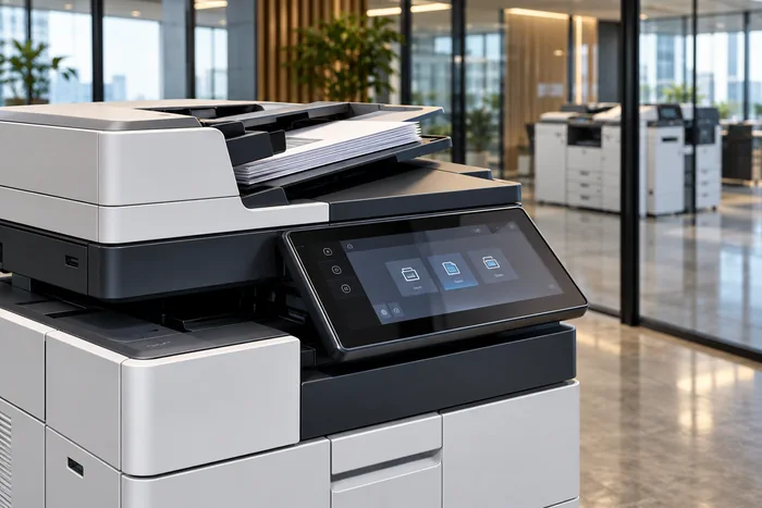 Enterprise copier document feeder and control panel
